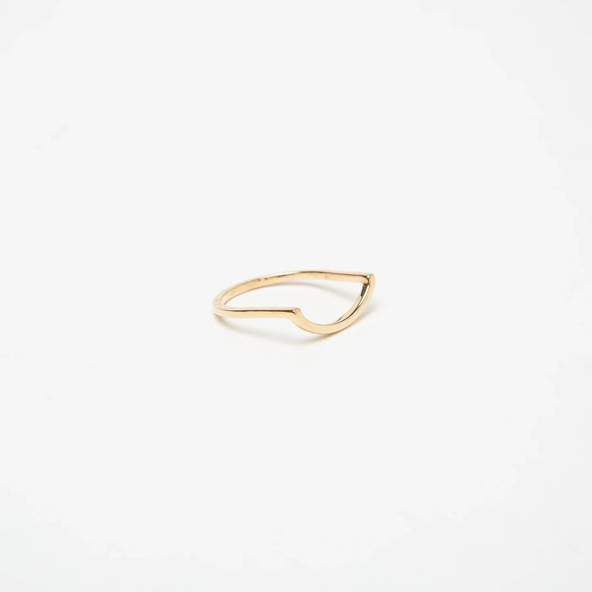 KWIT | 14K GOLD LETTER C RING