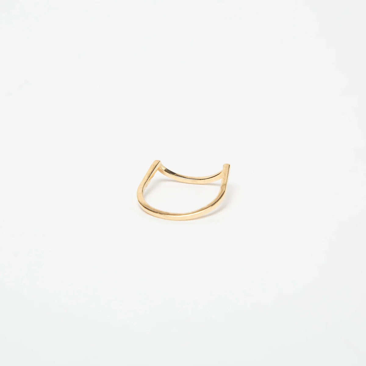 KWIT | 14K GOLD LETTER C RING