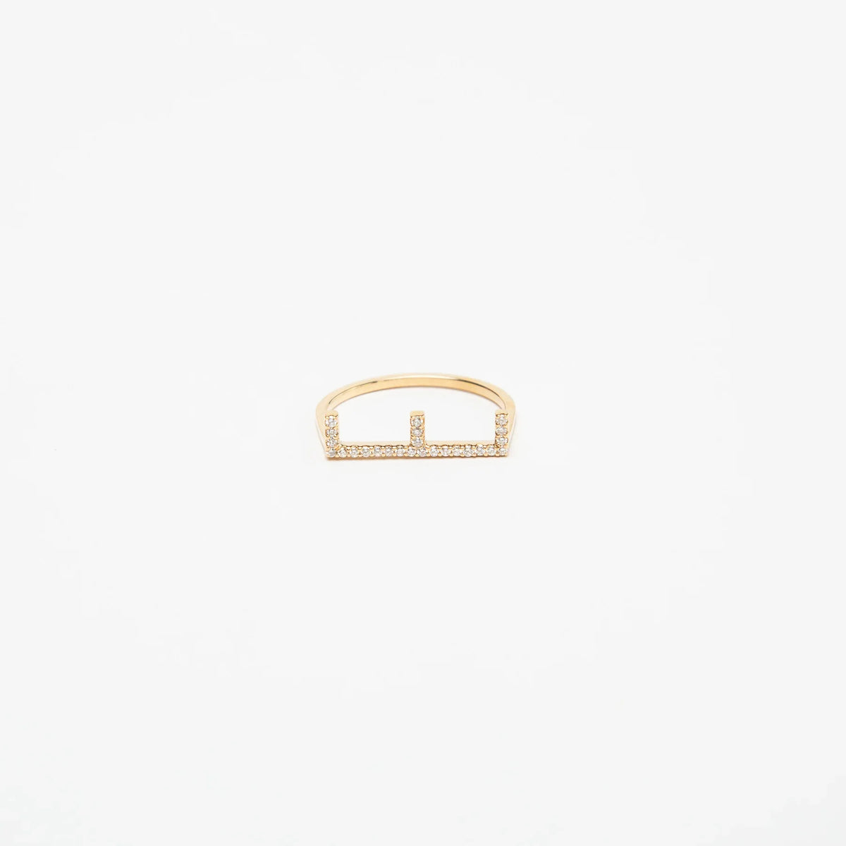 KWIT | LETTER E DIAMOND RING