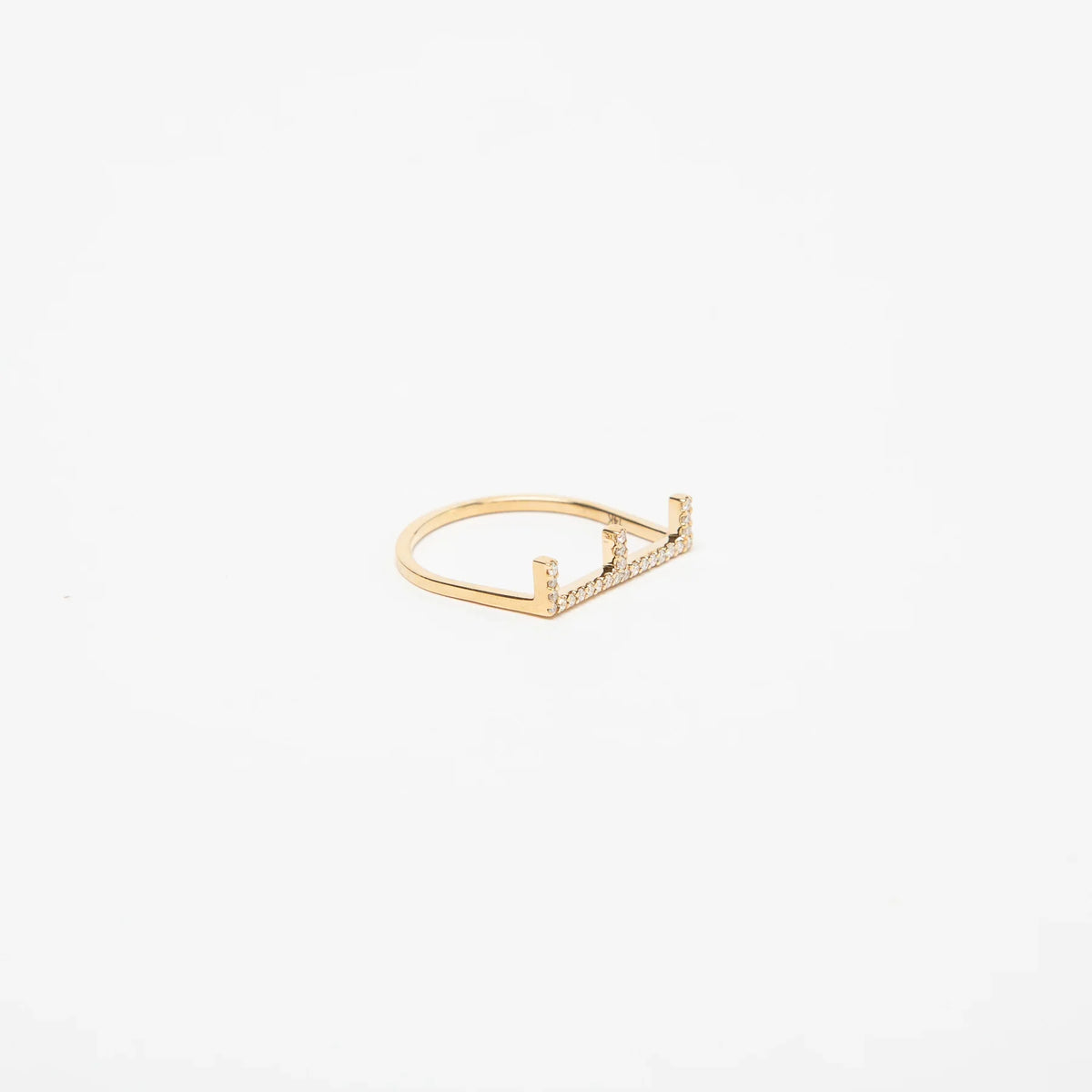 KWIT | LETTER E DIAMOND RING