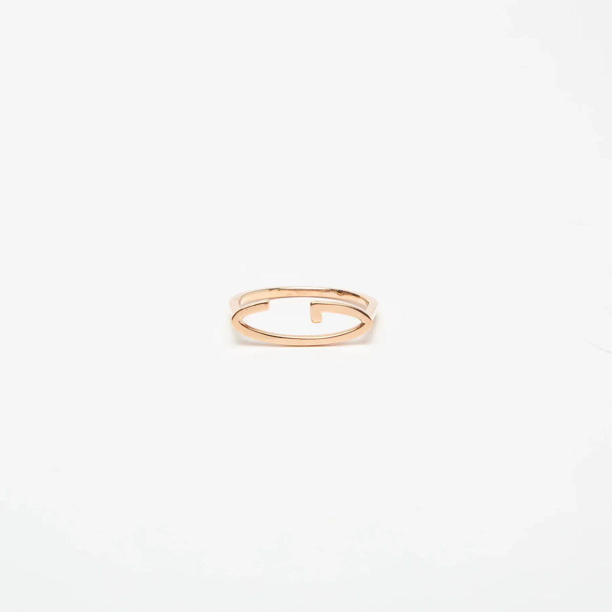 KWIT | 14K GOLD LETTER G RING