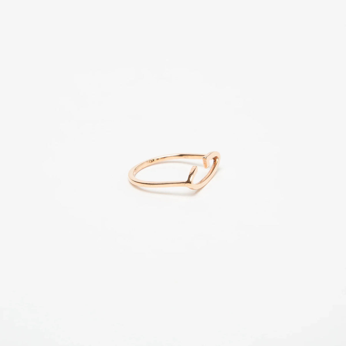 KWIT | 14K GOLD LETTER G RING