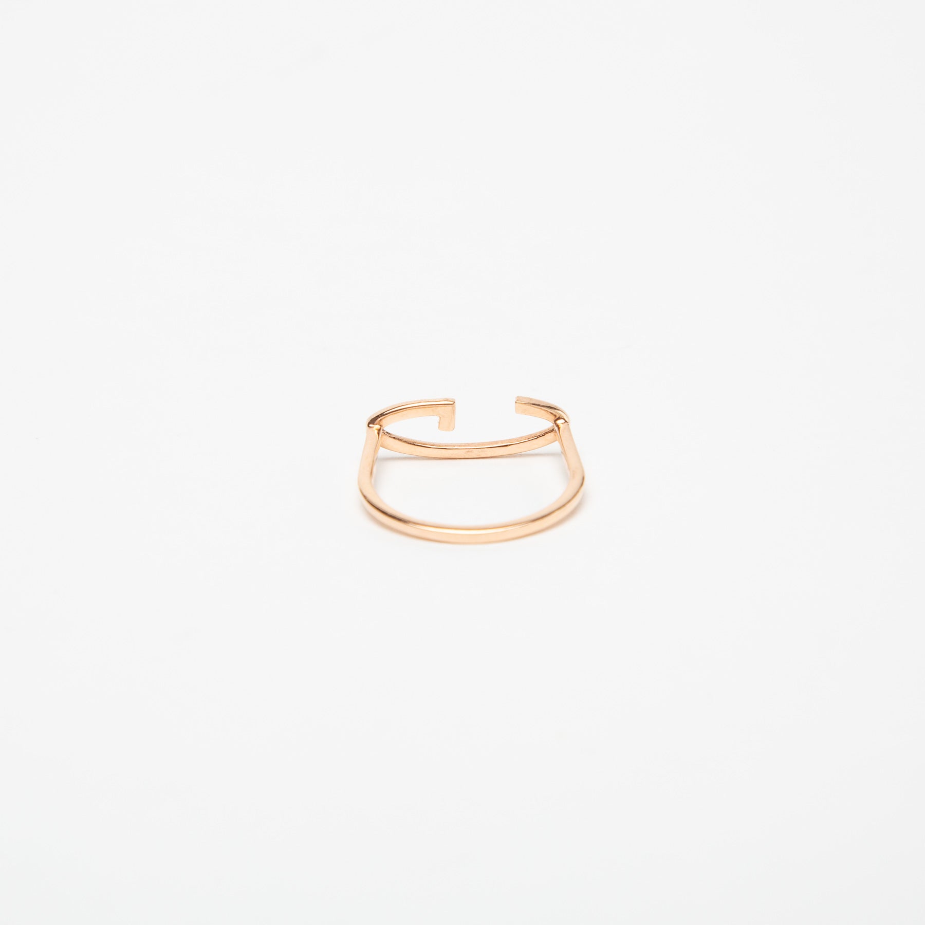 KWIT | 14K GOLD LETTER G RING