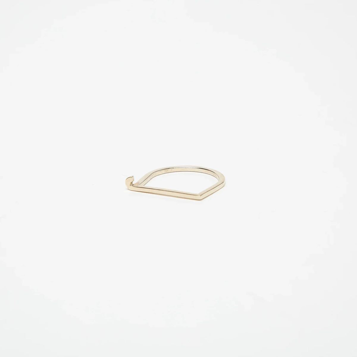 KWIT | 14K WHITE GOLD LETTER J RING