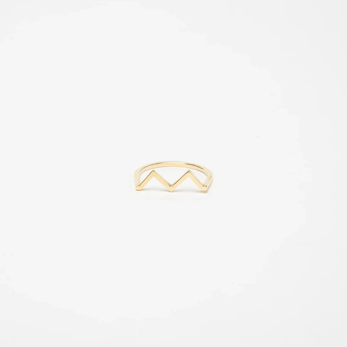 KWIT | 14K GOLD MW ZIG ZAG RING
