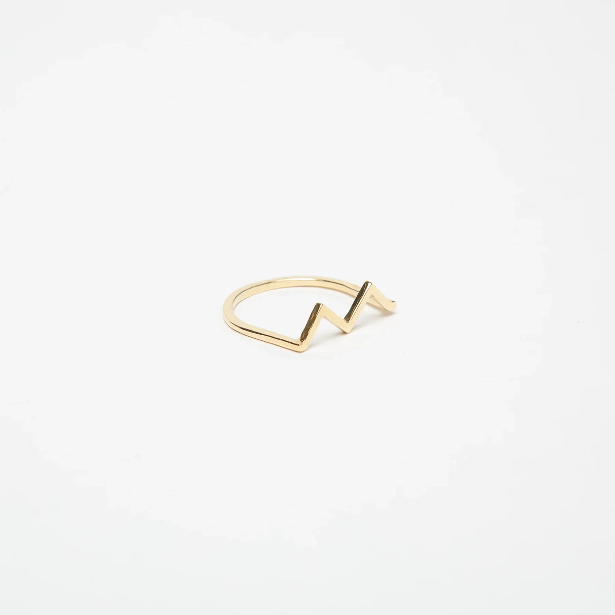 KWIT | 14K GOLD MW ZIG ZAG RING