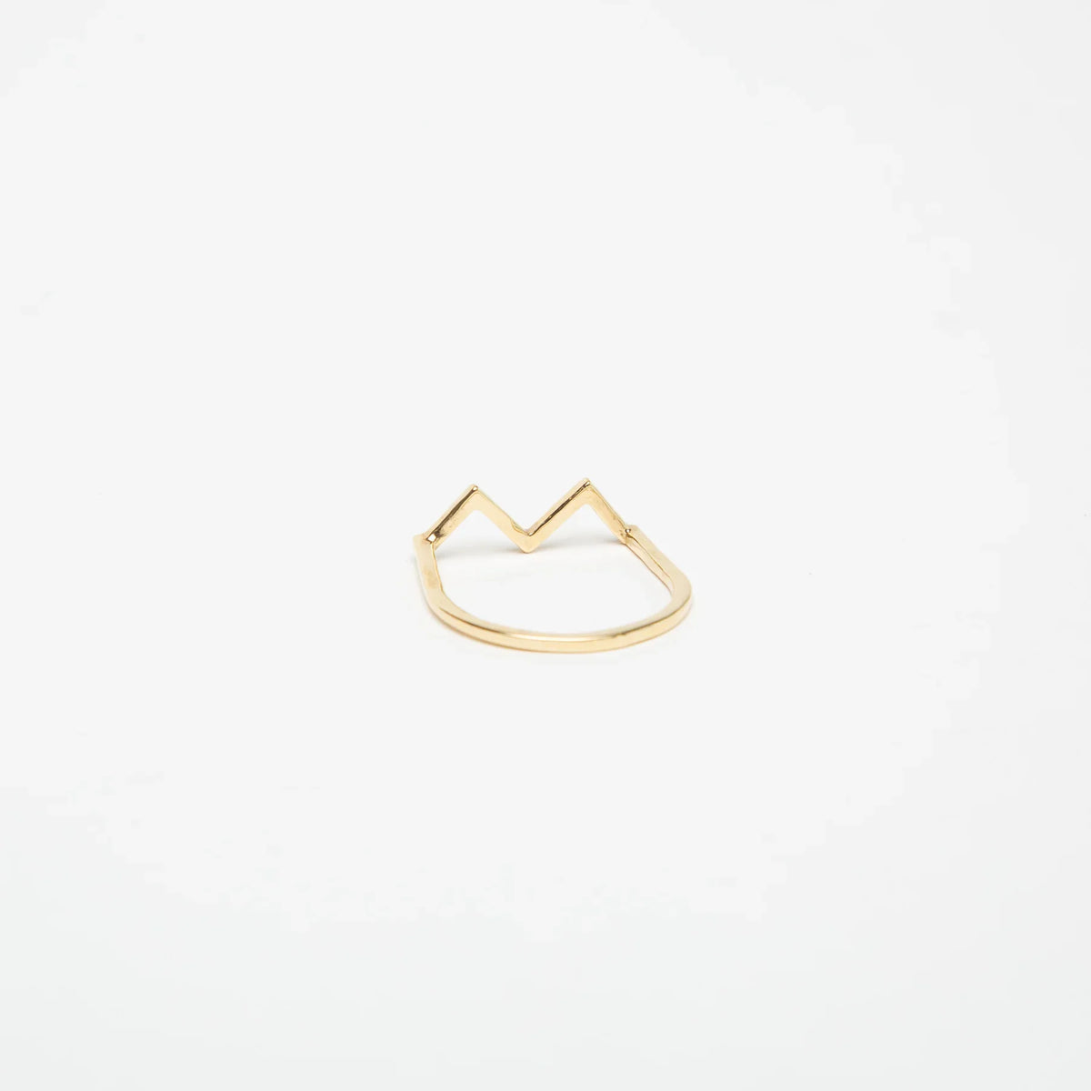 KWIT | 14K GOLD MW ZIG ZAG RING
