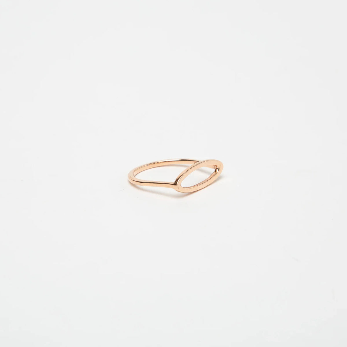 KWIT | 14K GOLD LETTER O RING