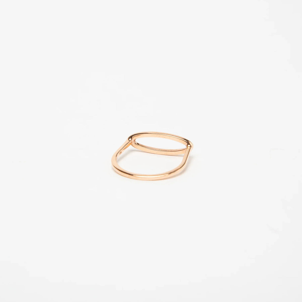 KWIT | 14K GOLD LETTER O RING
