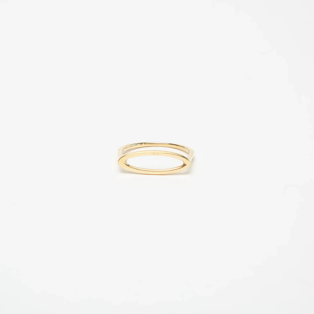 KWIT | 14K GOLD LETTER O RING