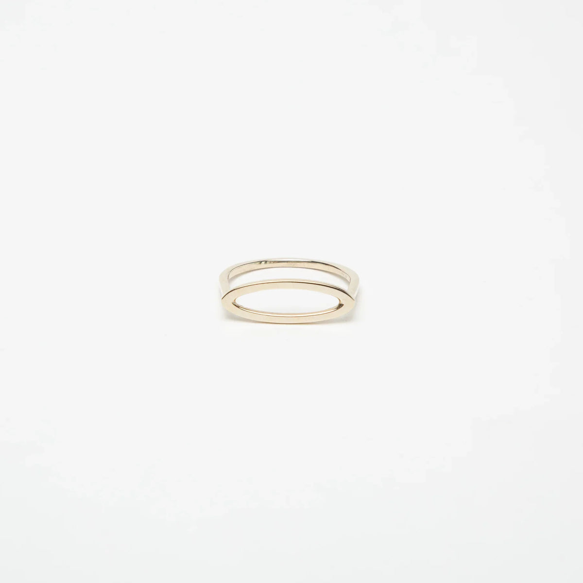 KWIT | 14K GOLD LETTER O RING