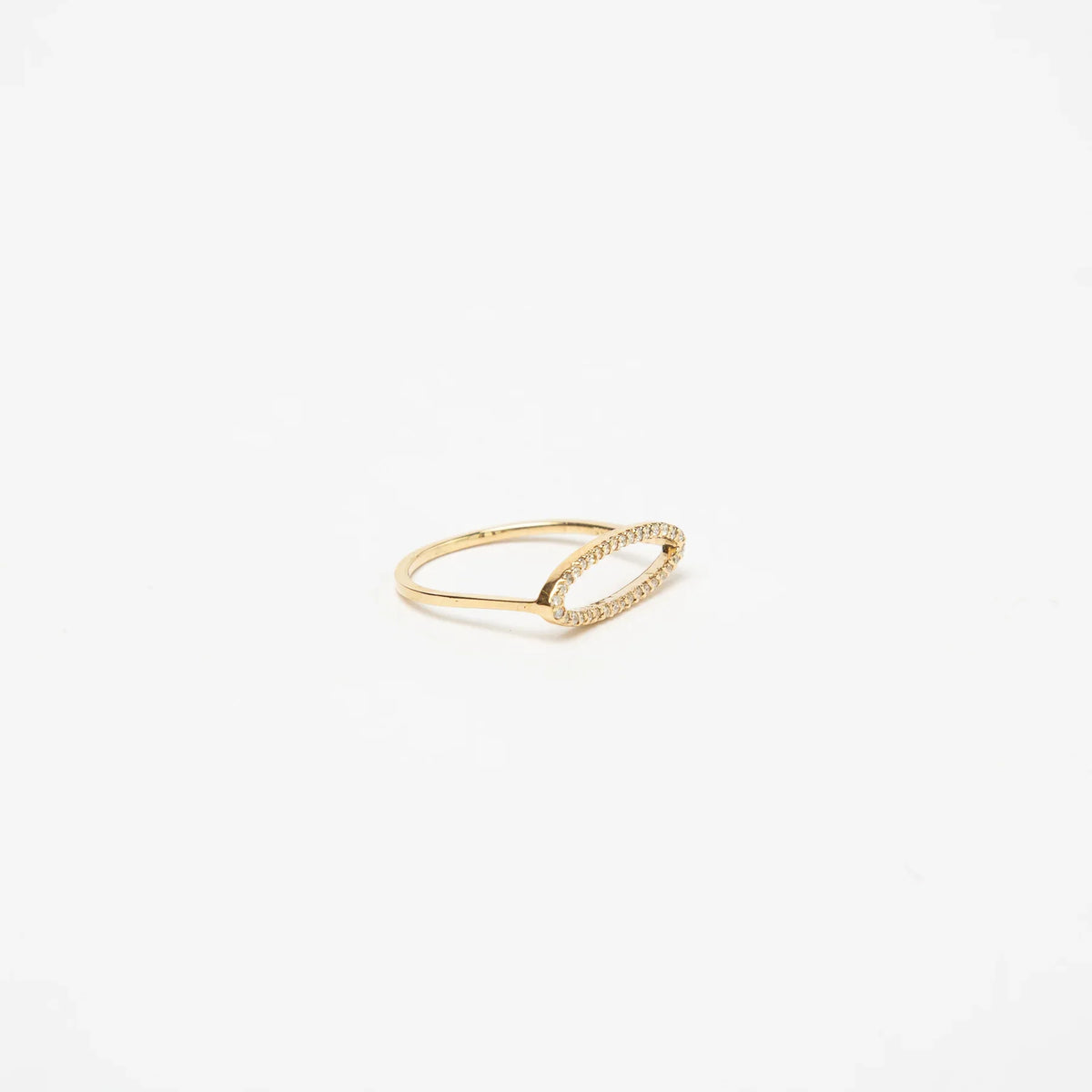 KWIT | LETTER O DIAMOND RING