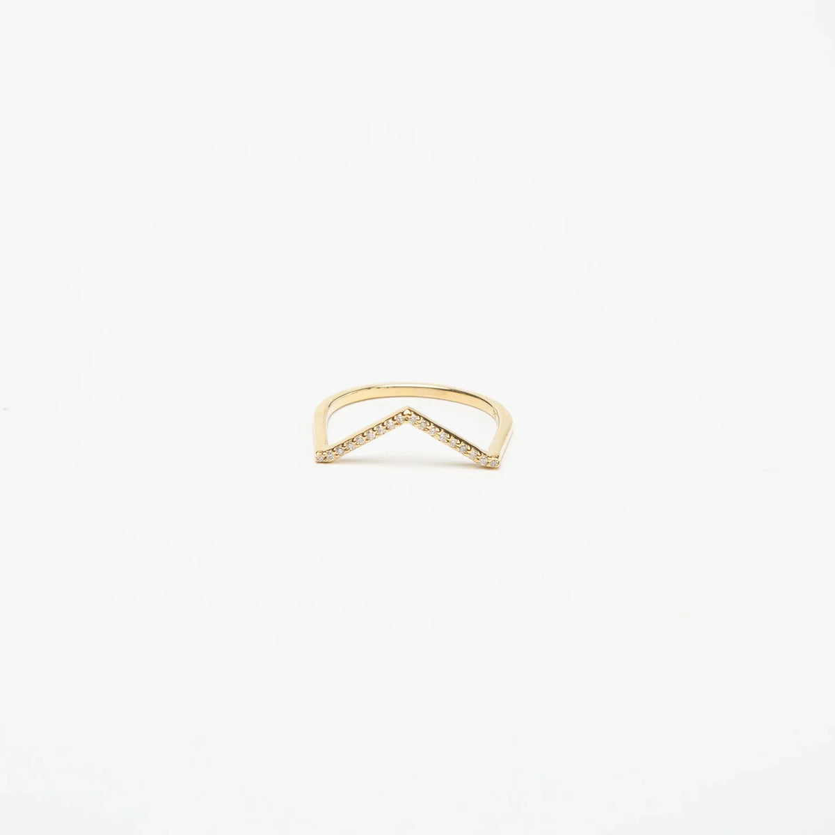 KWIT | LETTER V DIAMOND RING