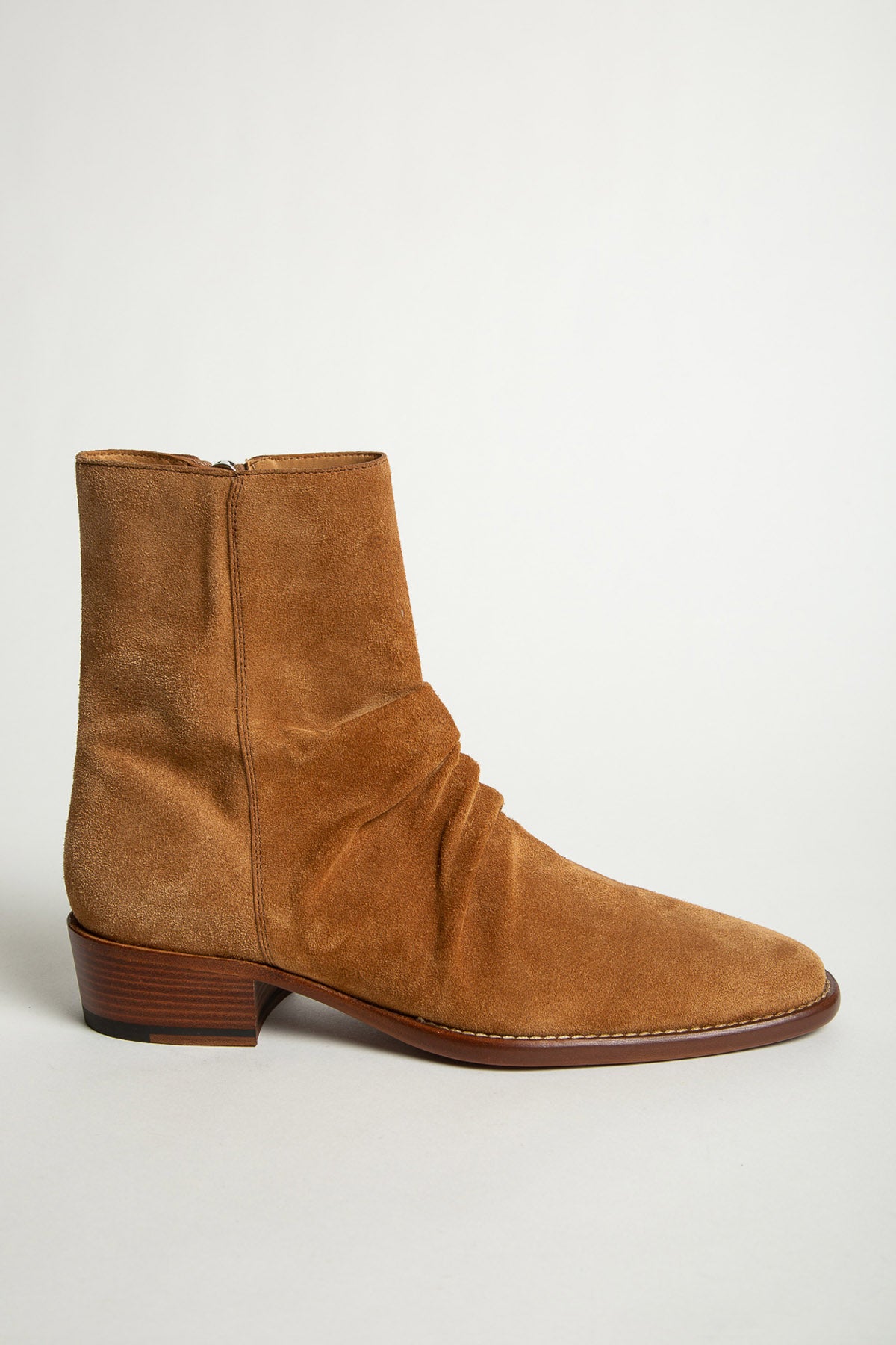 AMIRI | SUEDE STACK BOOTS - MAXFIELD LA