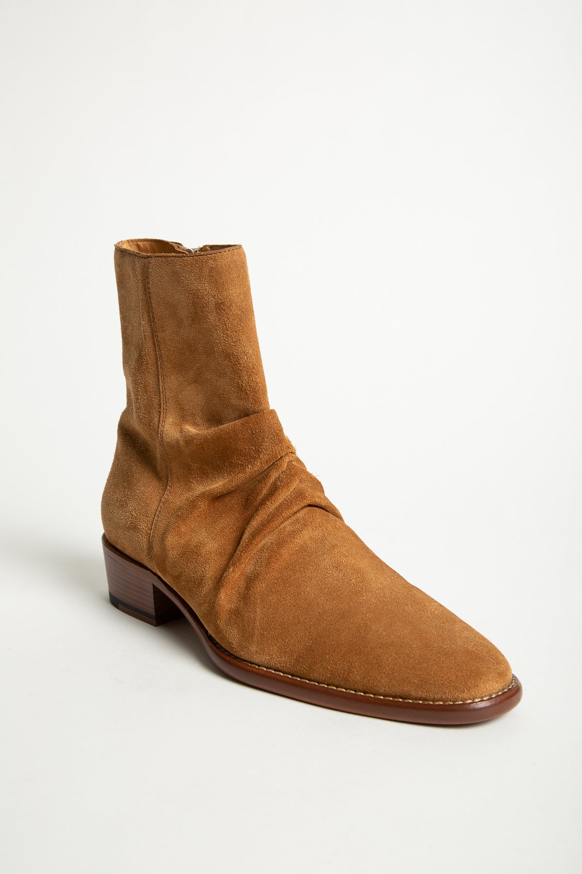 AMIRI | SUEDE STACK BOOTS - MAXFIELD LA
