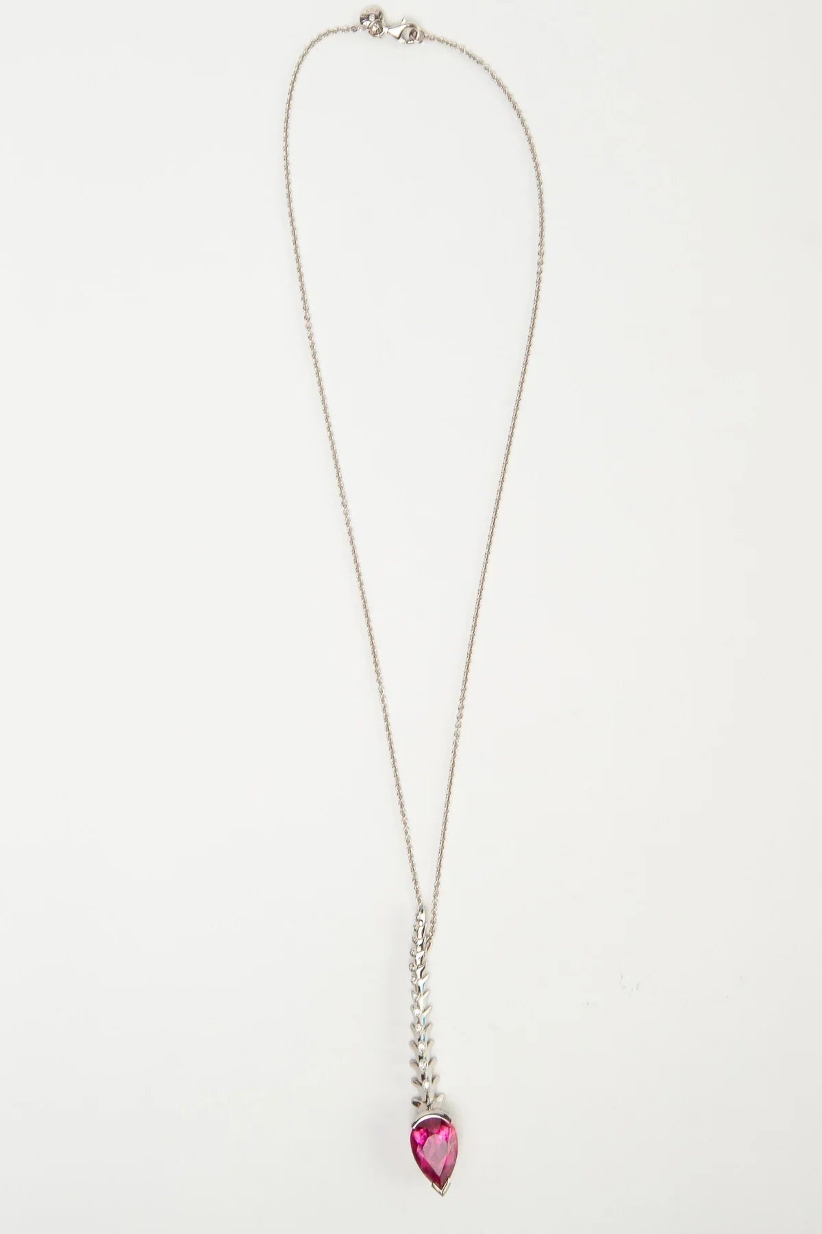 SHAUN LEANE | RUBELITE SPINE DIAMOND NECKLACE