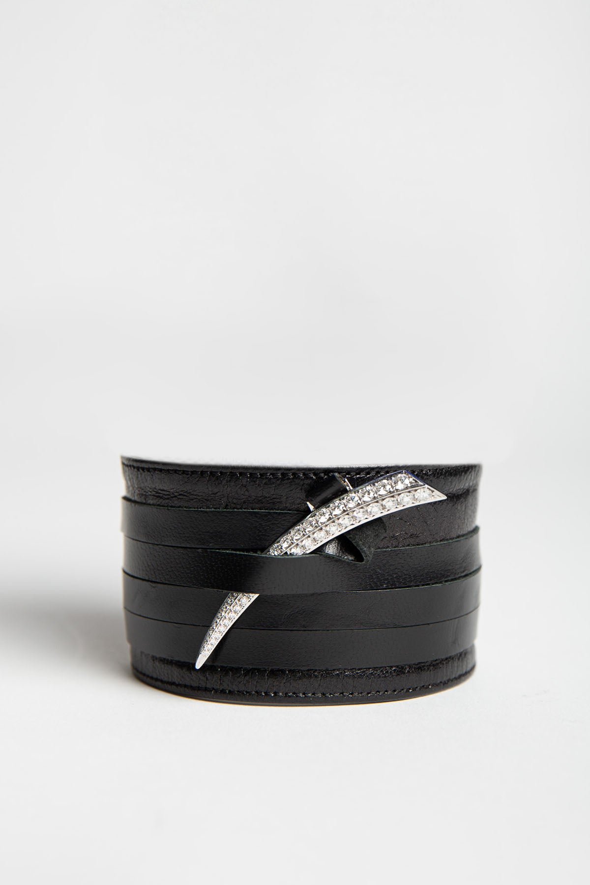 Shaun Leane | Leather & Diamond Sabre Cuff
