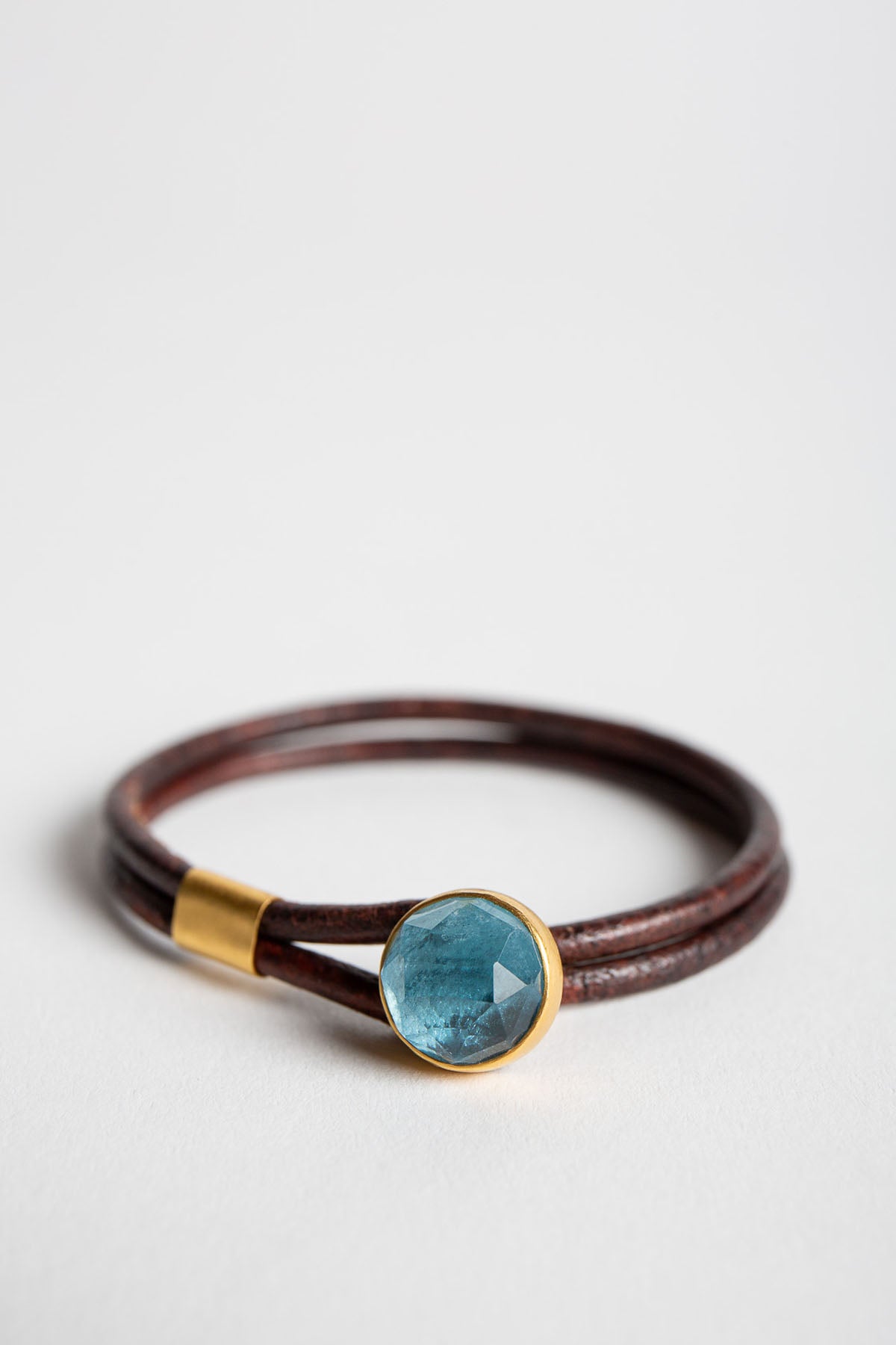 ELI HALILI | YELLOW GOLD & AQUAMRINE BRACELET