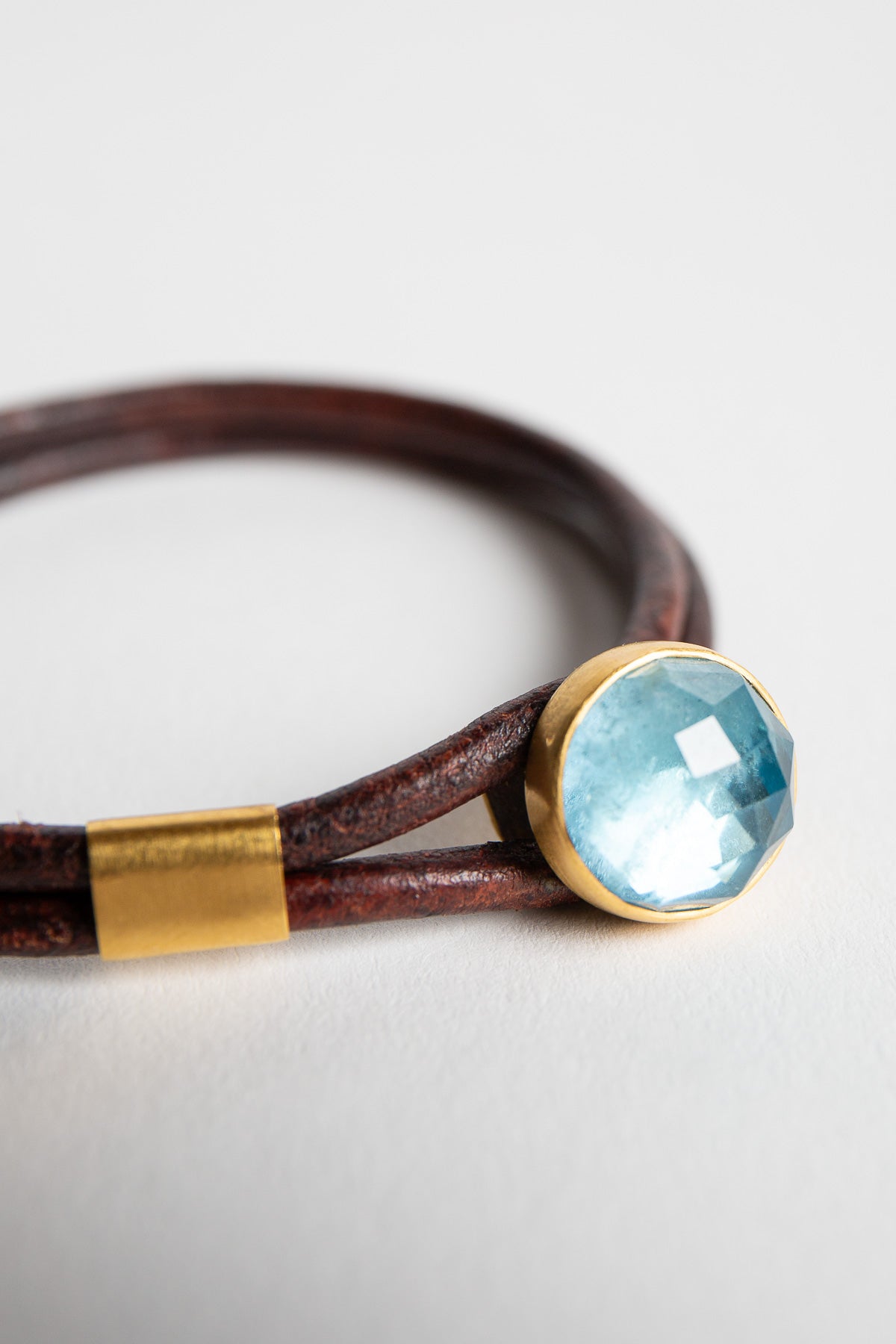 ELI HALILI | YELLOW GOLD & AQUAMRINE BRACELET