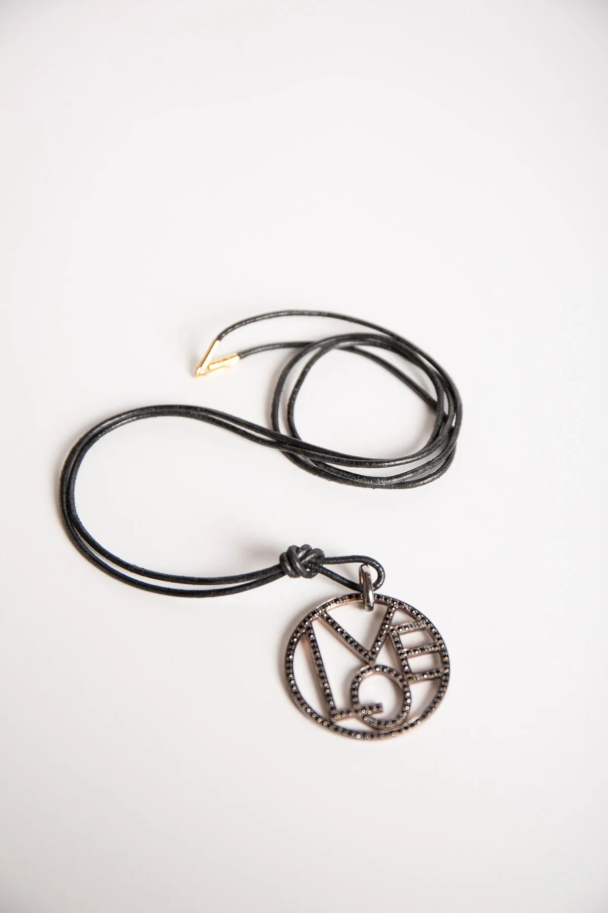 MAXFIELD PRIVATE COLLECTION | BLACK DIAMOND XL LOVE NECKLACE