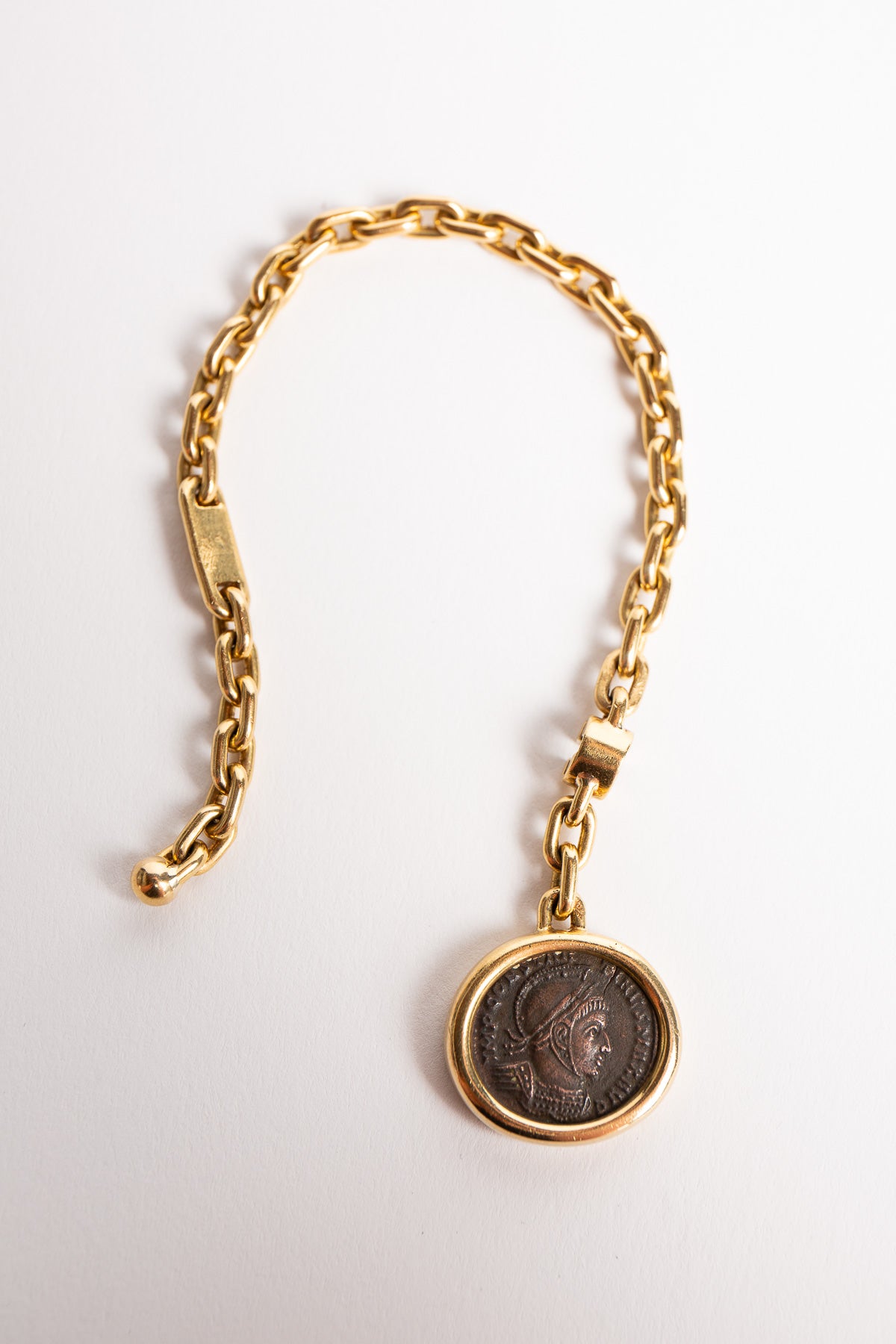 BULGARI | 1970'S ROMAN COIN KEYCHAIN
