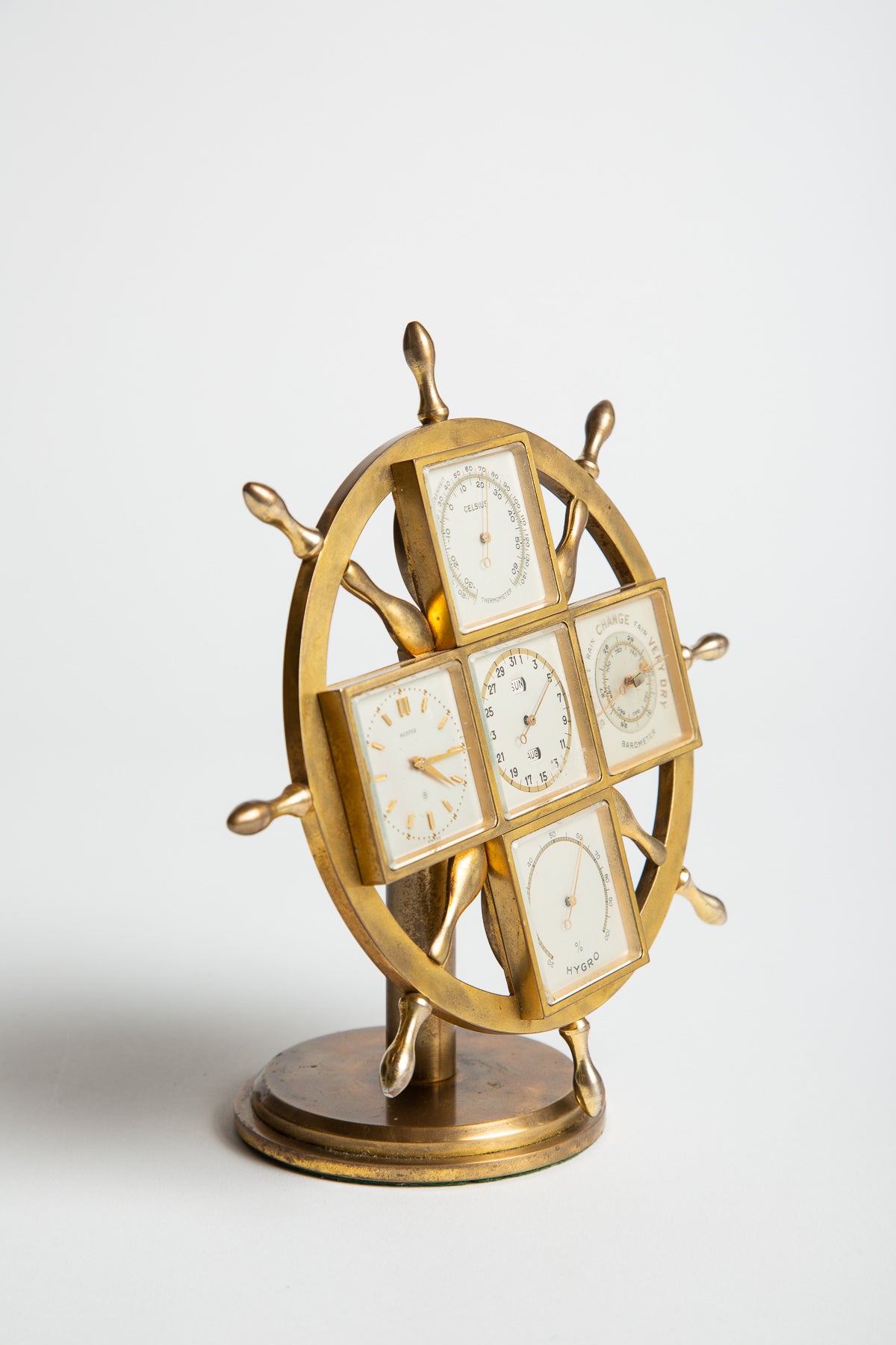 MATHEY-TISSOT | 1920'S DESK CLOCK/WEATHER STATION - MAXFIELD LA