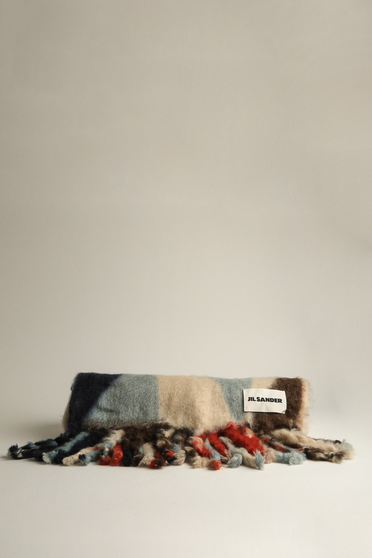 JIL SANDER | MOHAIR AND WOOL PRINTED BLANKET