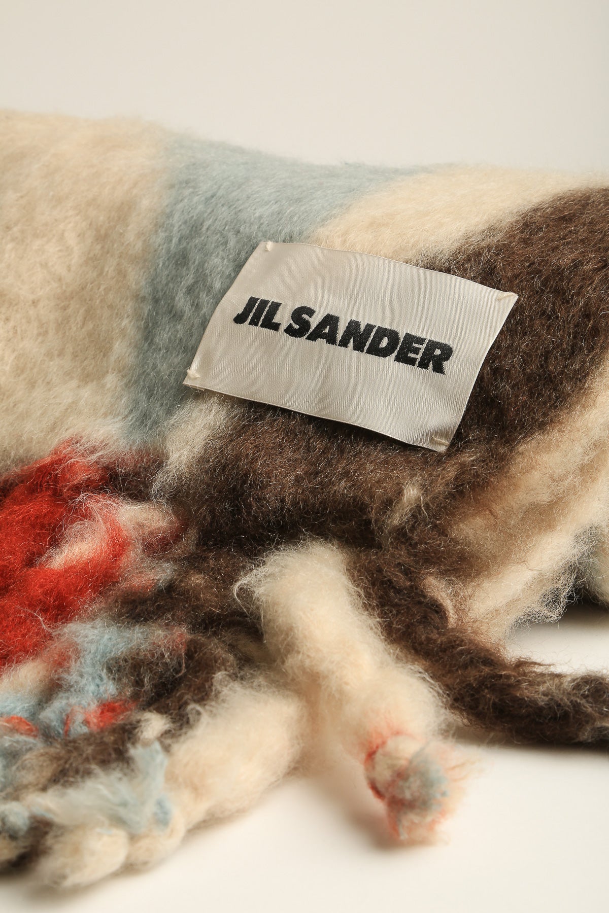 JIL SANDER | MOHAIR AND WOOL PRINTED BLANKET