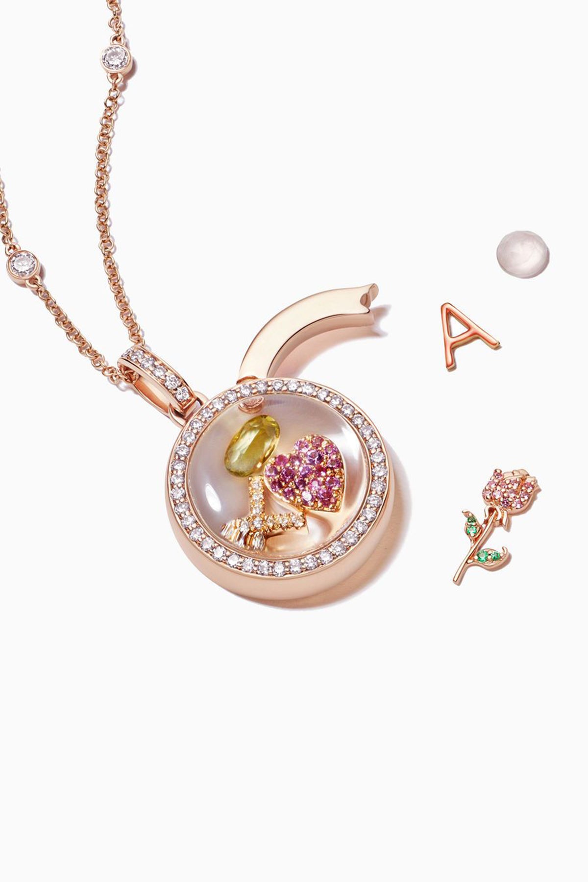 LOQUET LONDON | ROSE GRATITUDE CHARM