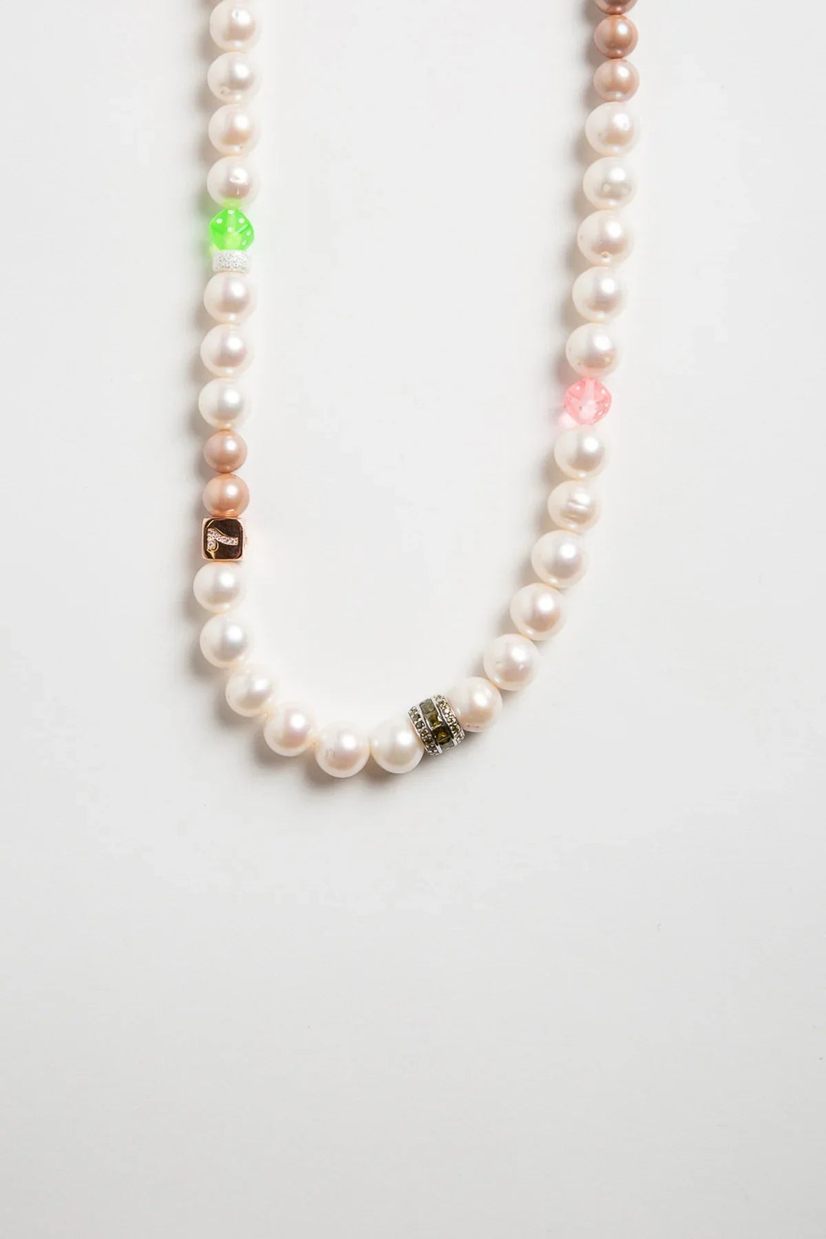 TRIN-KET | MIXED PEARL CHOKER NECKLACE