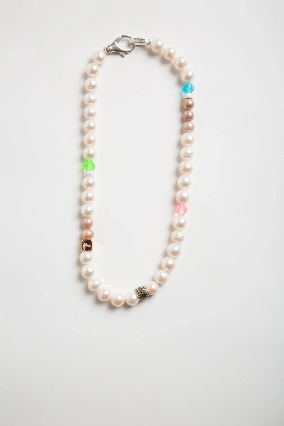 TRIN-KET | MIXED PEARL CHOKER NECKLACE