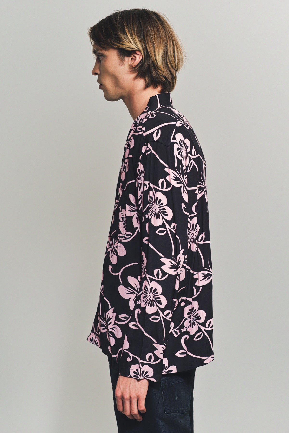 NEEDLES X MAXFIELD | HIBISCUS FLOWER PRINT COWBOY SHIRT