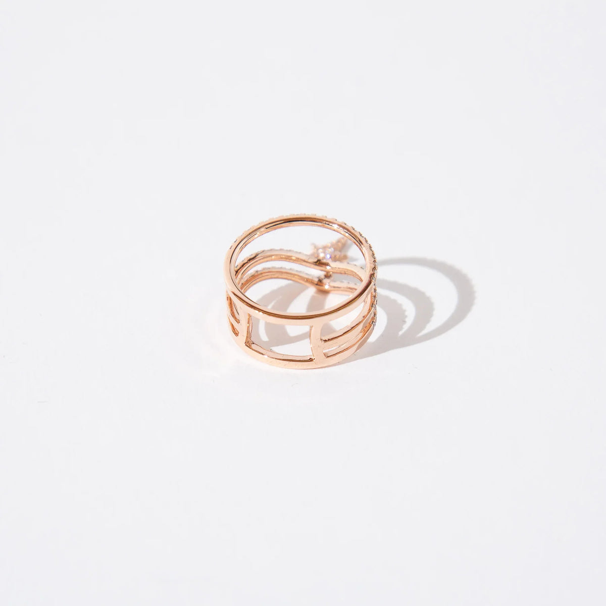 DIANE KORDAS | COSMOS EXPLOSION TRIPLE CURVED DIAMOND RING