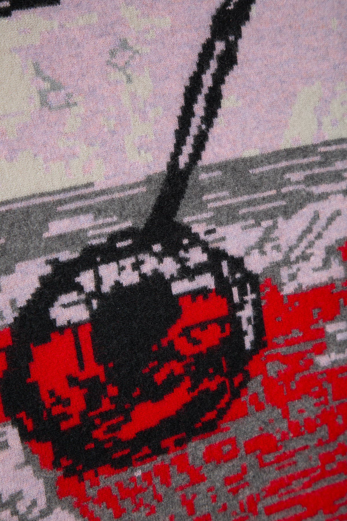 FRENCKENBERGER | SHANE MACGOWAN "GREETINGS FROM VEGAS" CASHMERE BLANKET, FRAMED