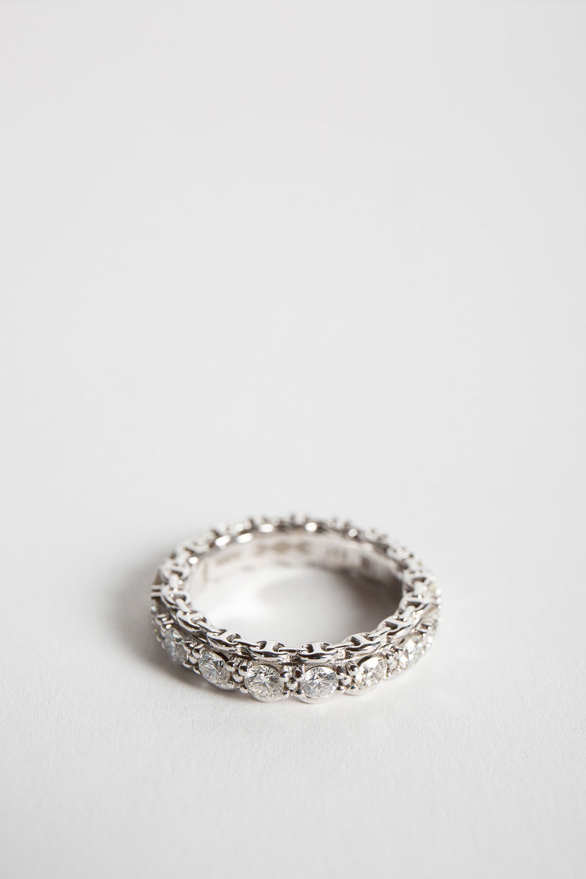 HOORSENBUHS | 18KWG INFINITE 3MM D BAND