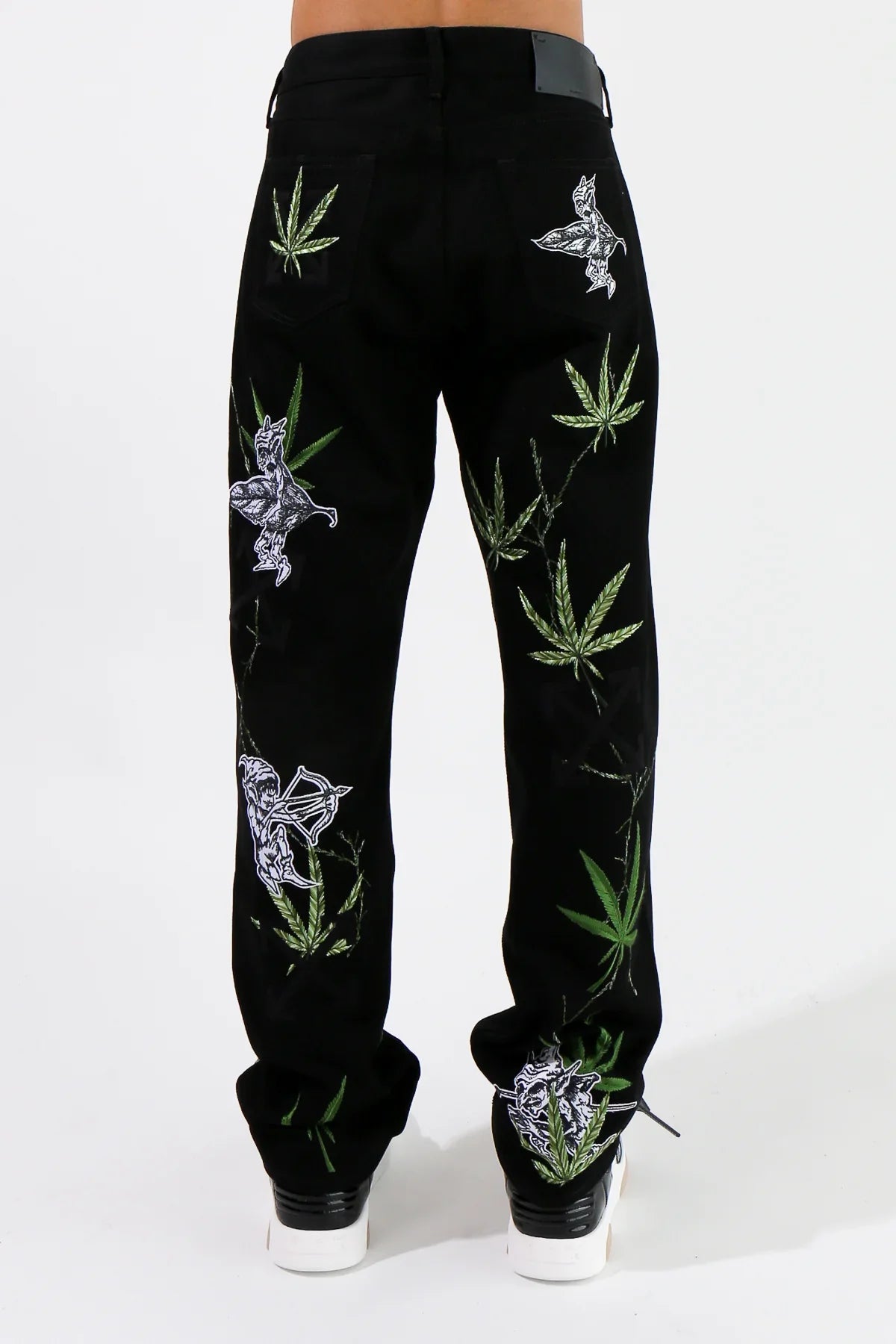OFF-WHITE | WEED SKATE FIT JEANS