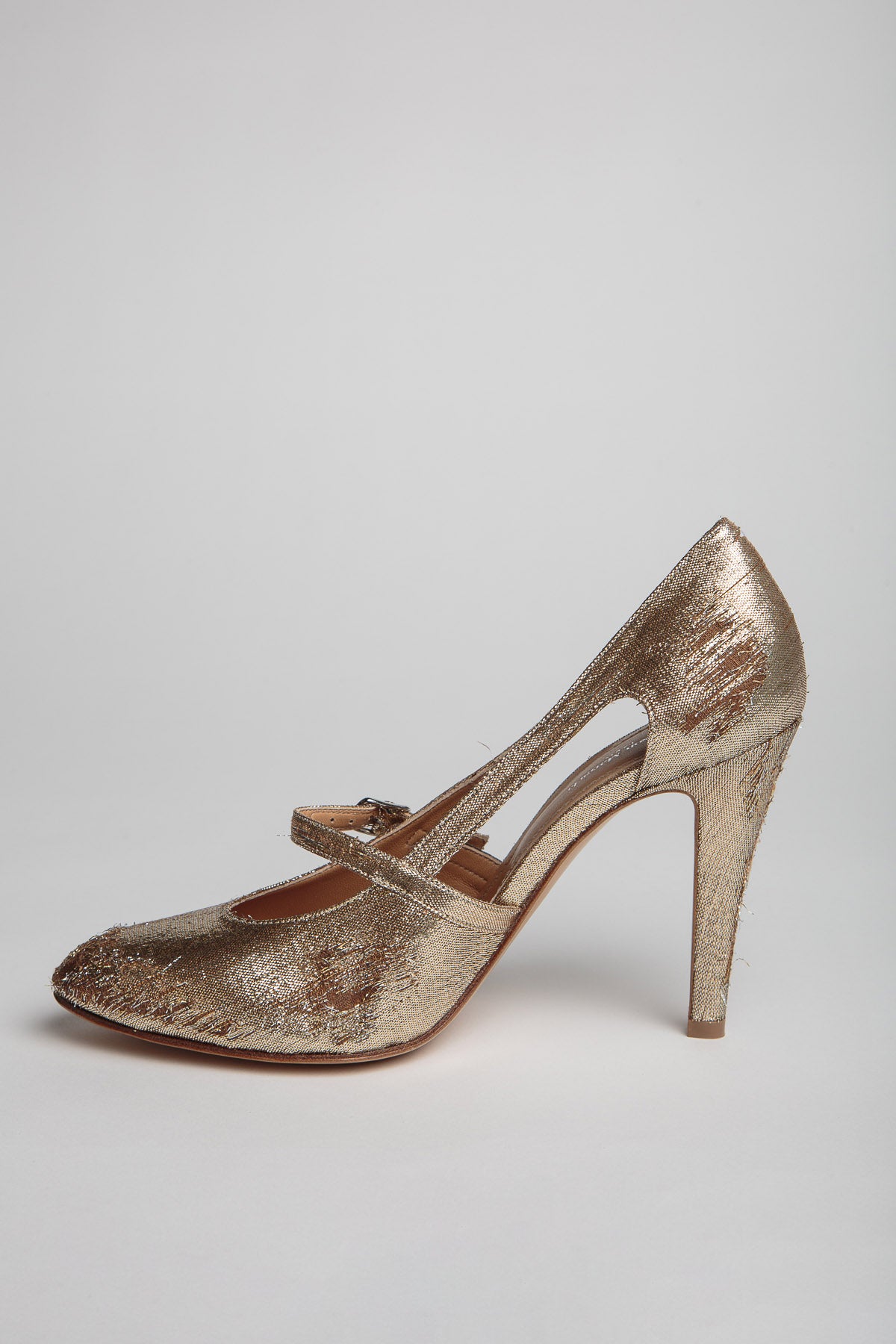 MAISON MARGIELA | METALLIC CUT-OUT COURT SHOES