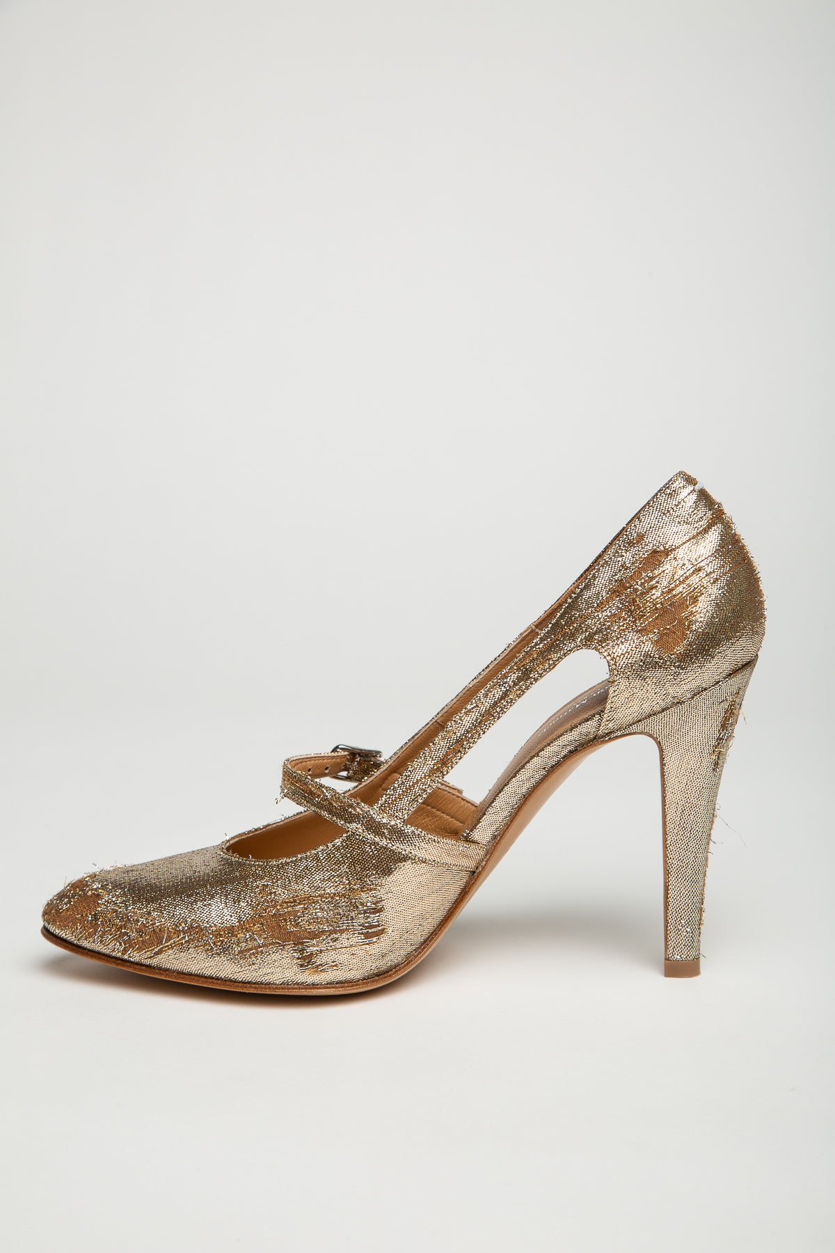 MAISON MARGIELA | METALLIC CUT-OUT COURT SHOES