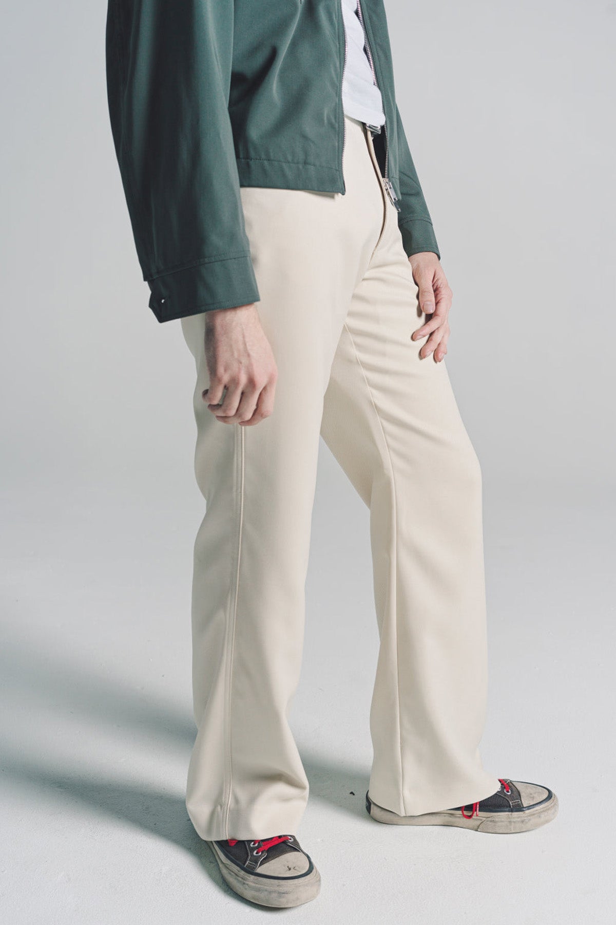 SECOND/LAYER | VALLUCO TROUSERS IN SOFT YELLOW - MAXFIELD LA