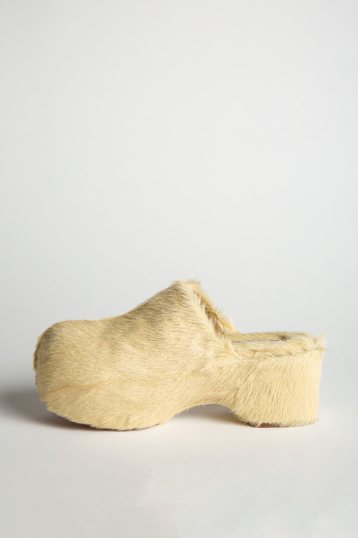 JIL SANDER | FUR CLOGS