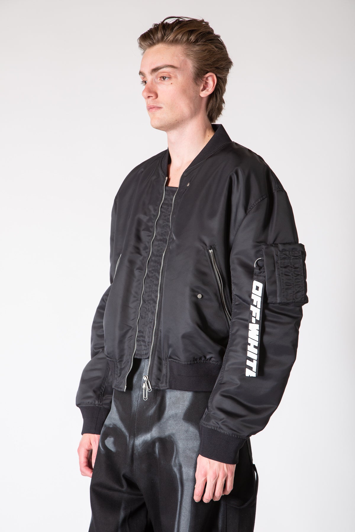 OFF-WHITE | INDUSTRIAL BOMBER JACKET - MAXFIELD LA