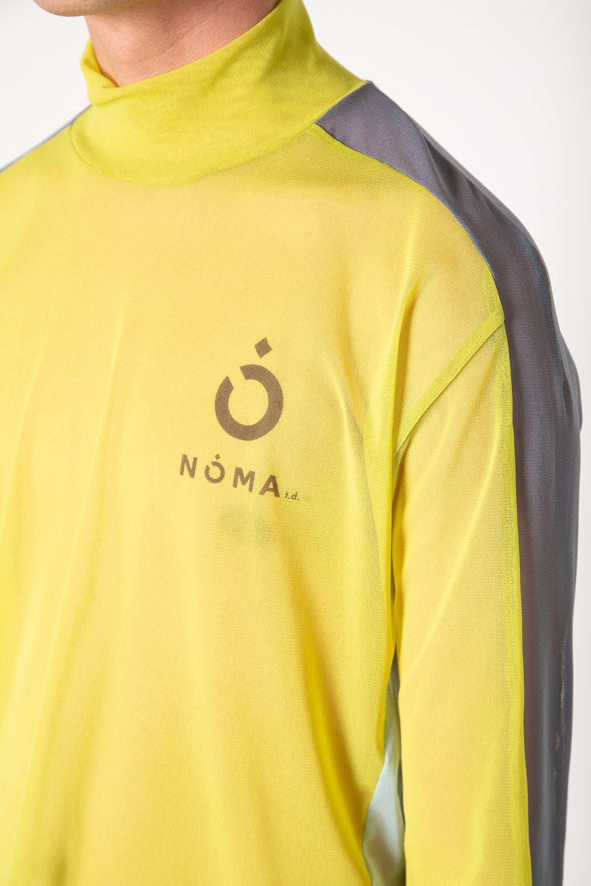 NOMARHYTHM TEXTILE | LOGO MESH LONG SLEEVE TEE