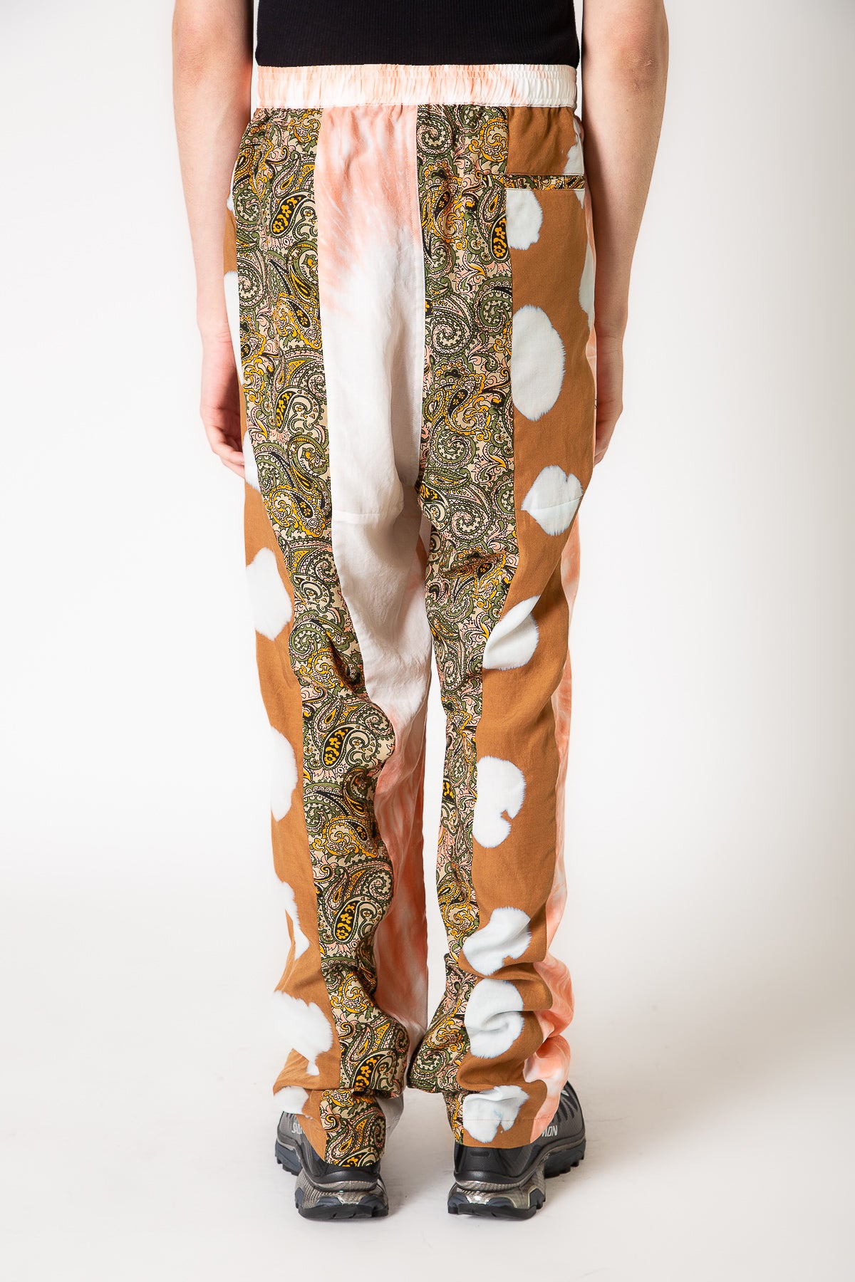 NOMARHYTHM TEXTILE | MUTED TONES PATCHWORK PANTS