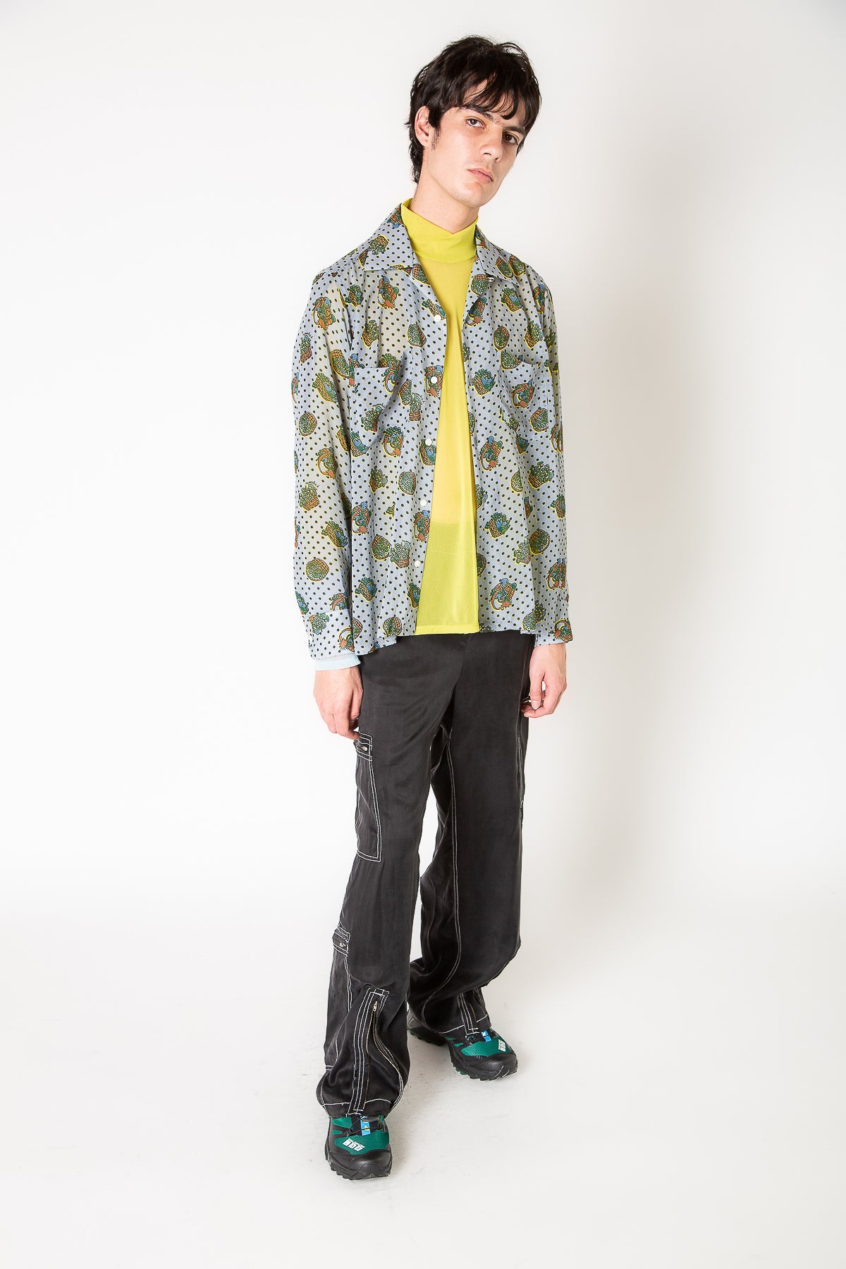 NOMARHYTHM TEXTILE | CHIFFON BASKETS SHIRT