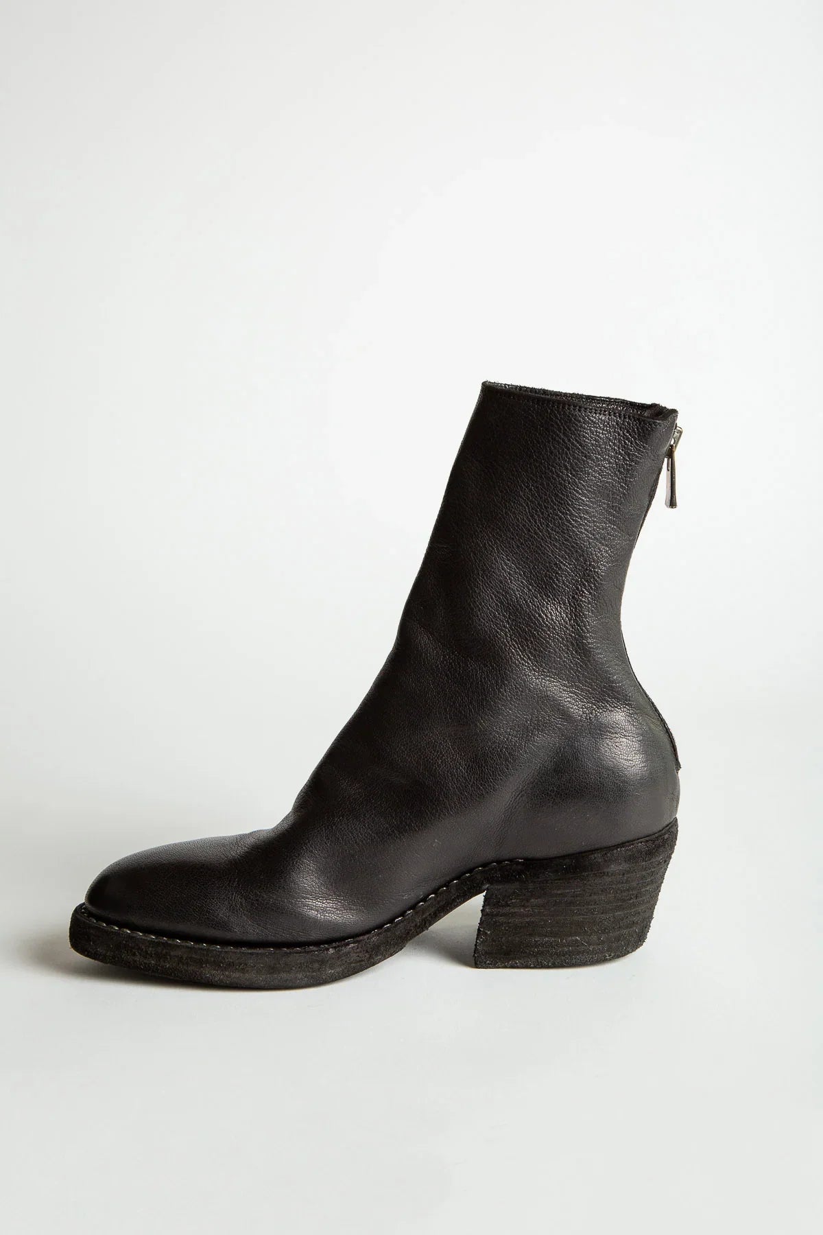GUIDI | VG05 GOAT FULL GRAIN TEXAN BOOTS