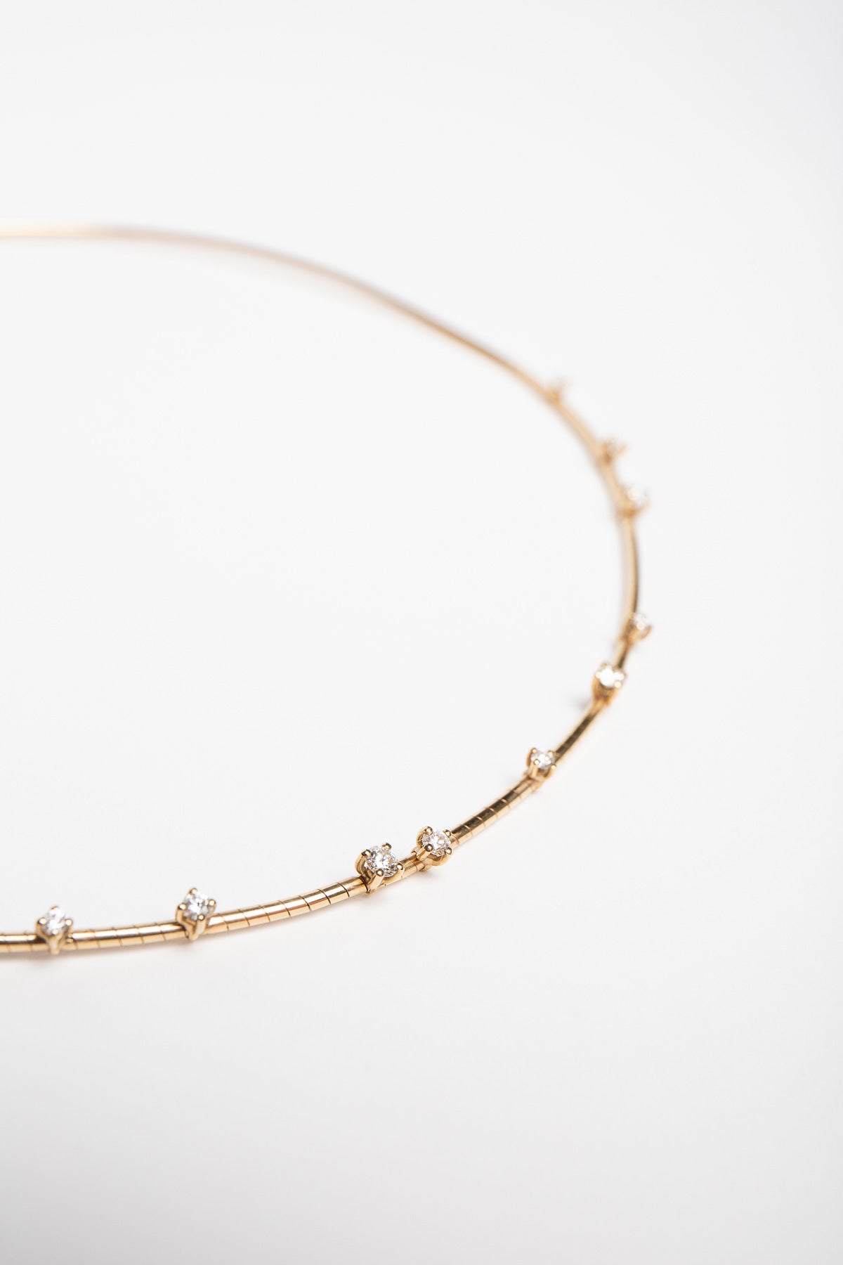 MATTIA CIELO | YELLOW GOLD DIAMOND NECKLACE