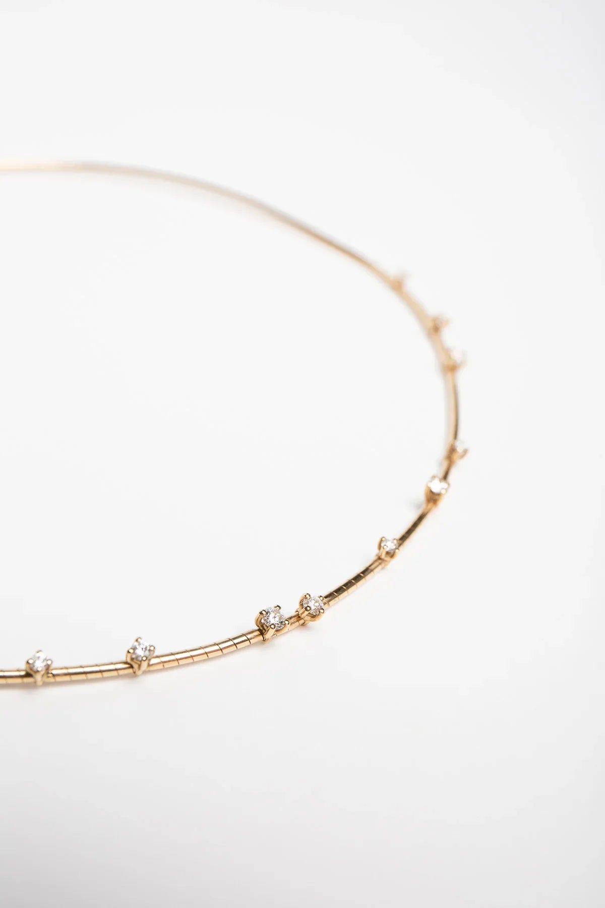 MATTIA CIELO | YELLOW GOLD DIAMOND NECKLACE