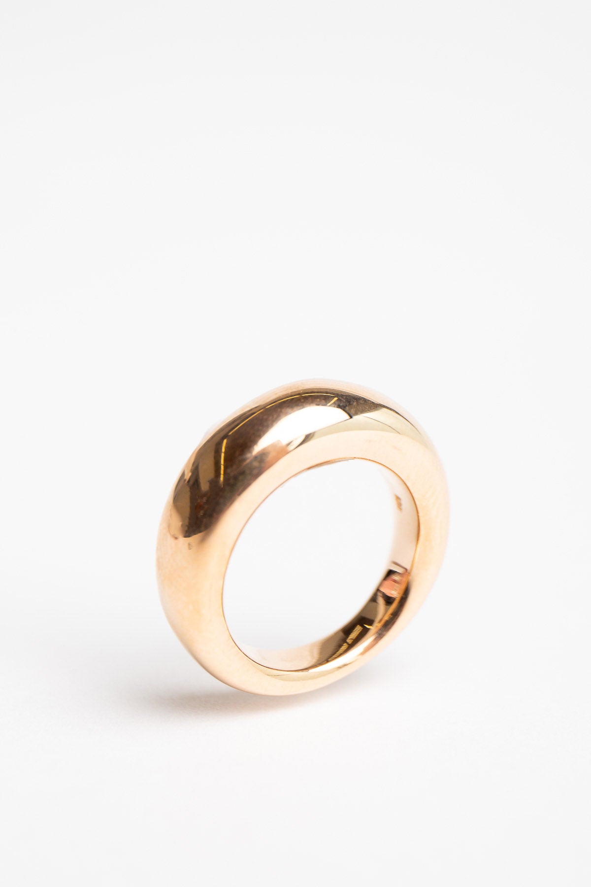 MAUD JEWELRY | 18K ROSE GOLD LOW DOME RING - MAXFIELD LA