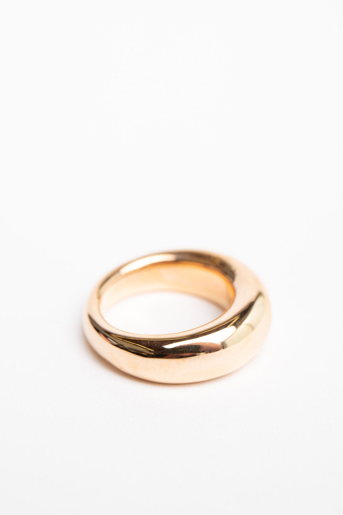MAUD JEWELRY | 18K ROSE GOLD LOW DOME RING - MAXFIELD LA