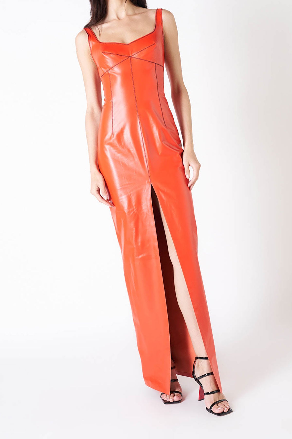 MARNI | LAMBSKIN LEATHER DRESS